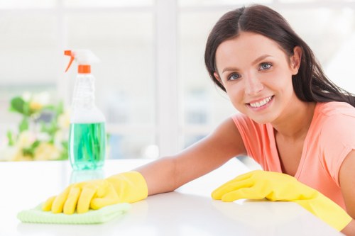Home cleaners in Chelsea providing professional cleaning service in a stylish residence