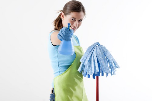 Professional window cleaning in Chelsea on a townhome facade