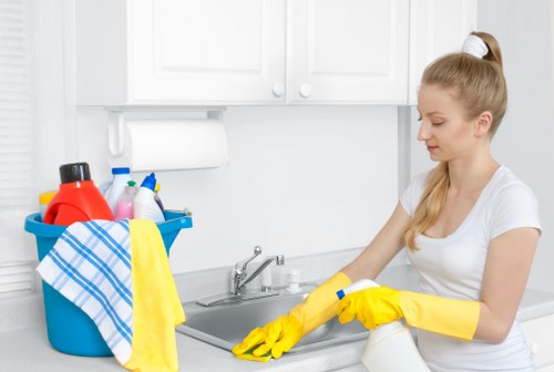 Eco-friendly house cleaning setup in Chelsea